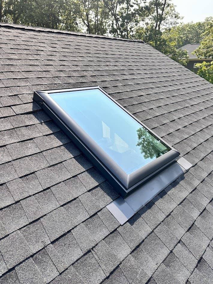 Professional skylight installation