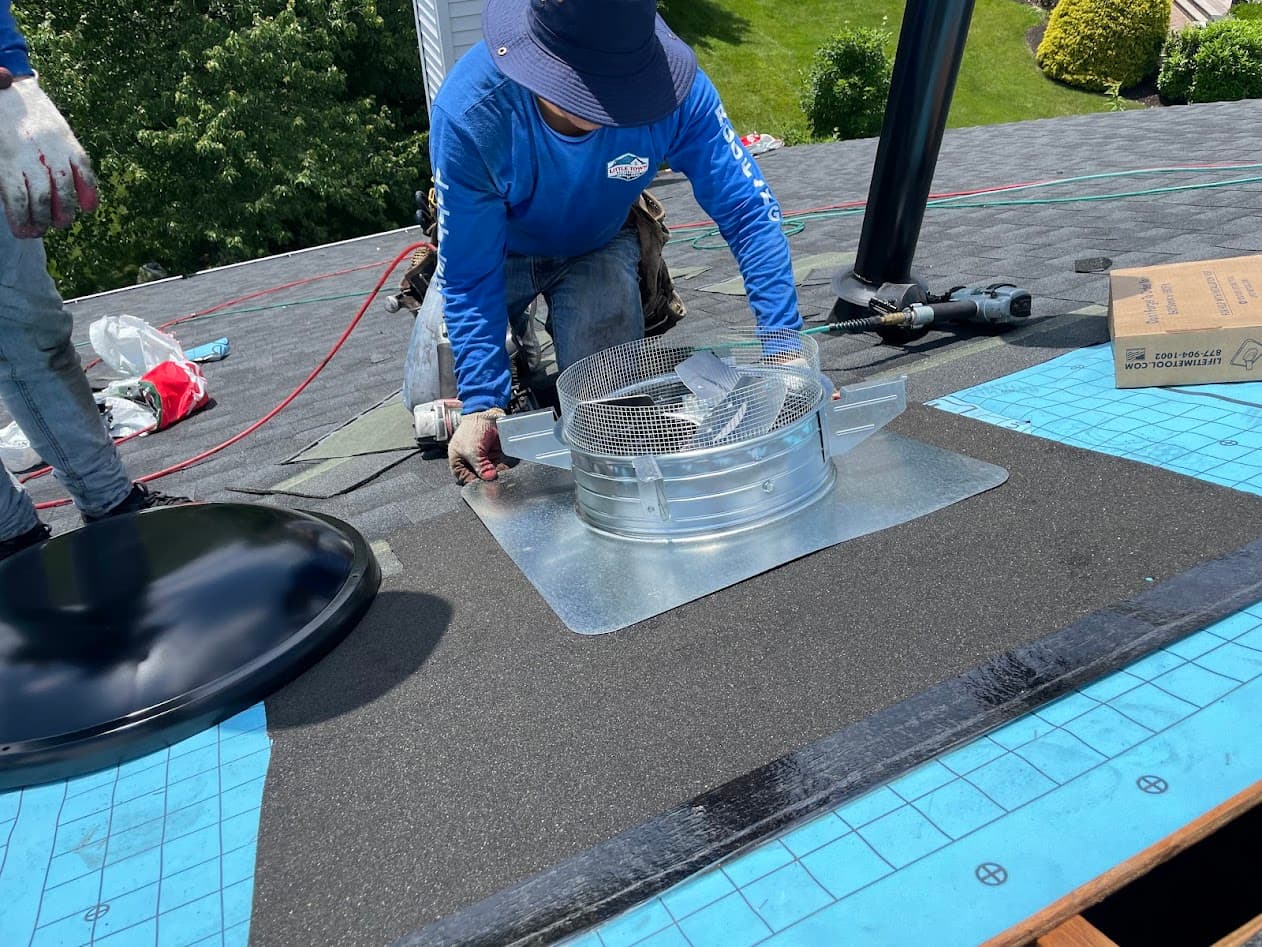 Ventilation and flashing repair