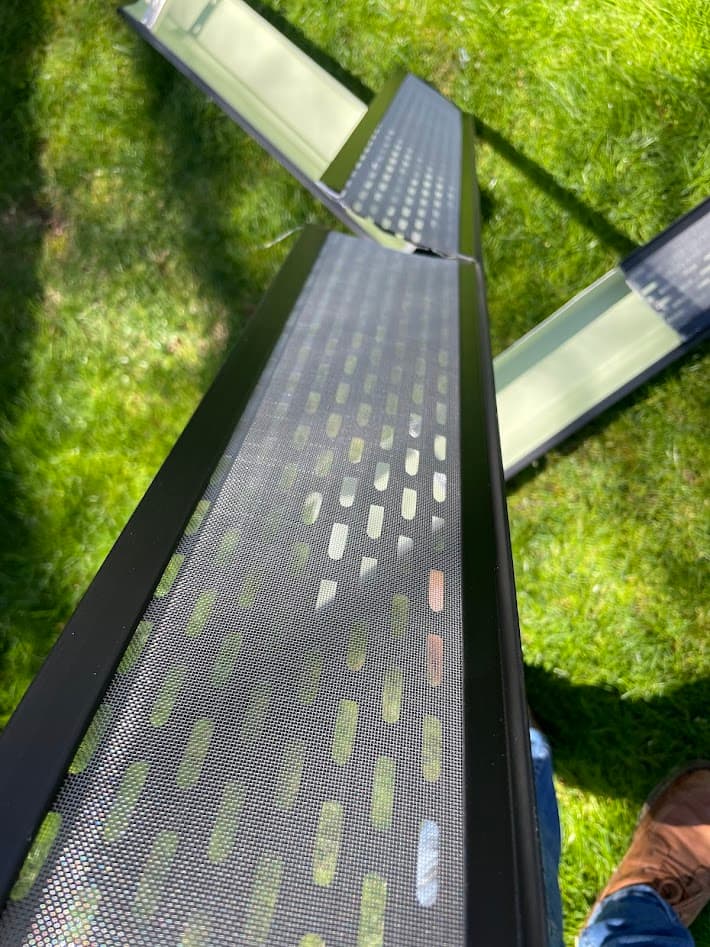 Professional seamless gutter installation