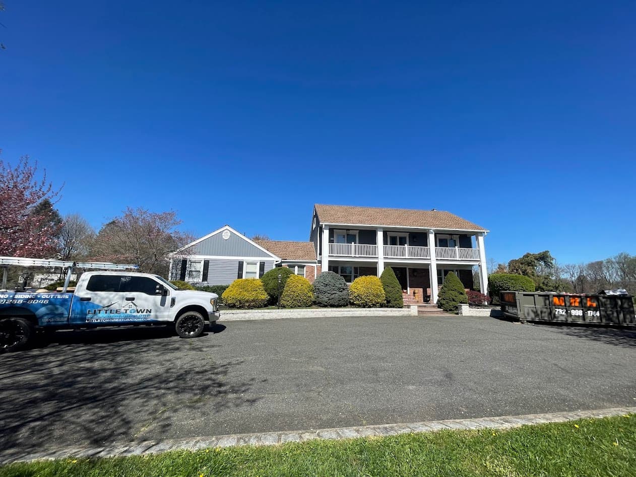 Finished roof project in Colts Neck, NJ