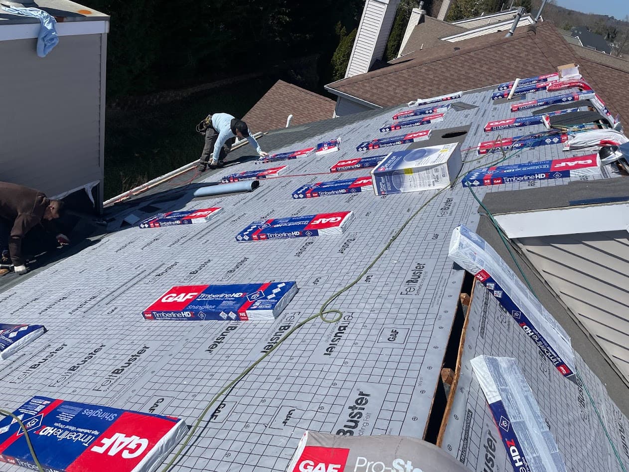 Red Bank residential roof project