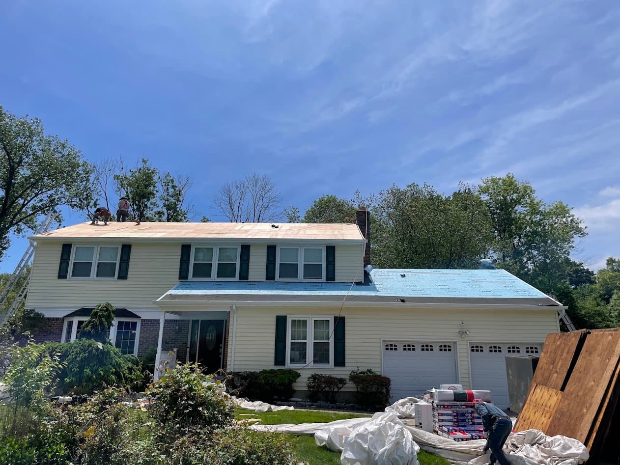 Roof replacement in Tinton Falls