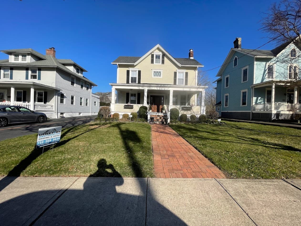 Classic home with new siding