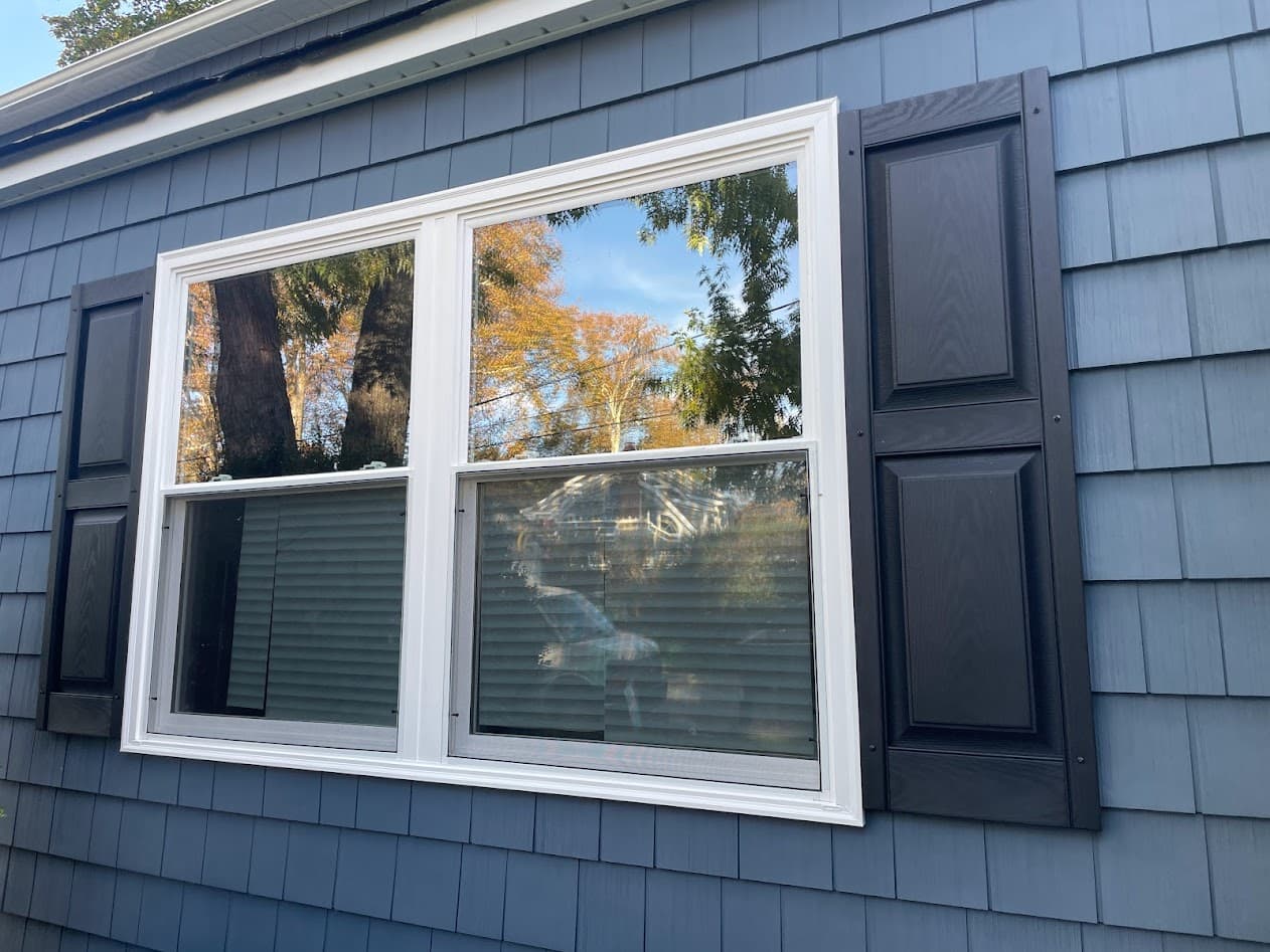 Blue Cedar Impressions siding installation