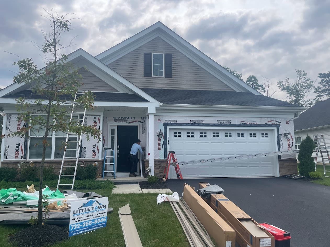 Siding project in Toms River, NJ