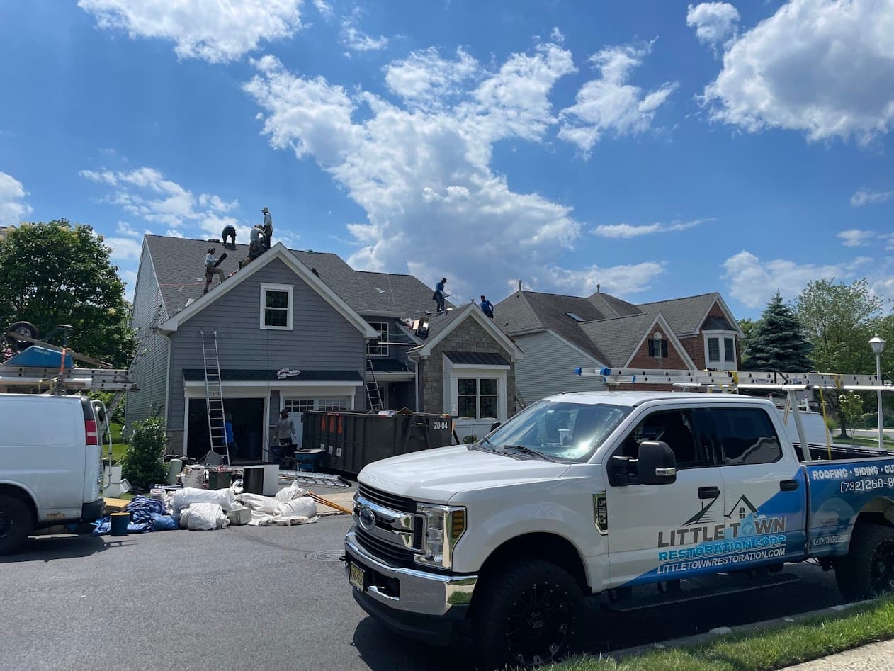 Roof project in Red Bank, NJ