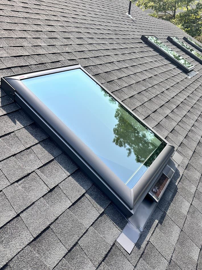Professional VELUX skylight installation